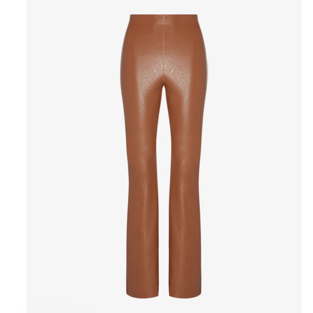 Commando Brown Faux Leather Pants - Picture 5 of 9